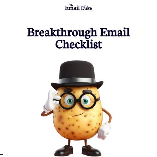 The Breakthrough Email Checklist